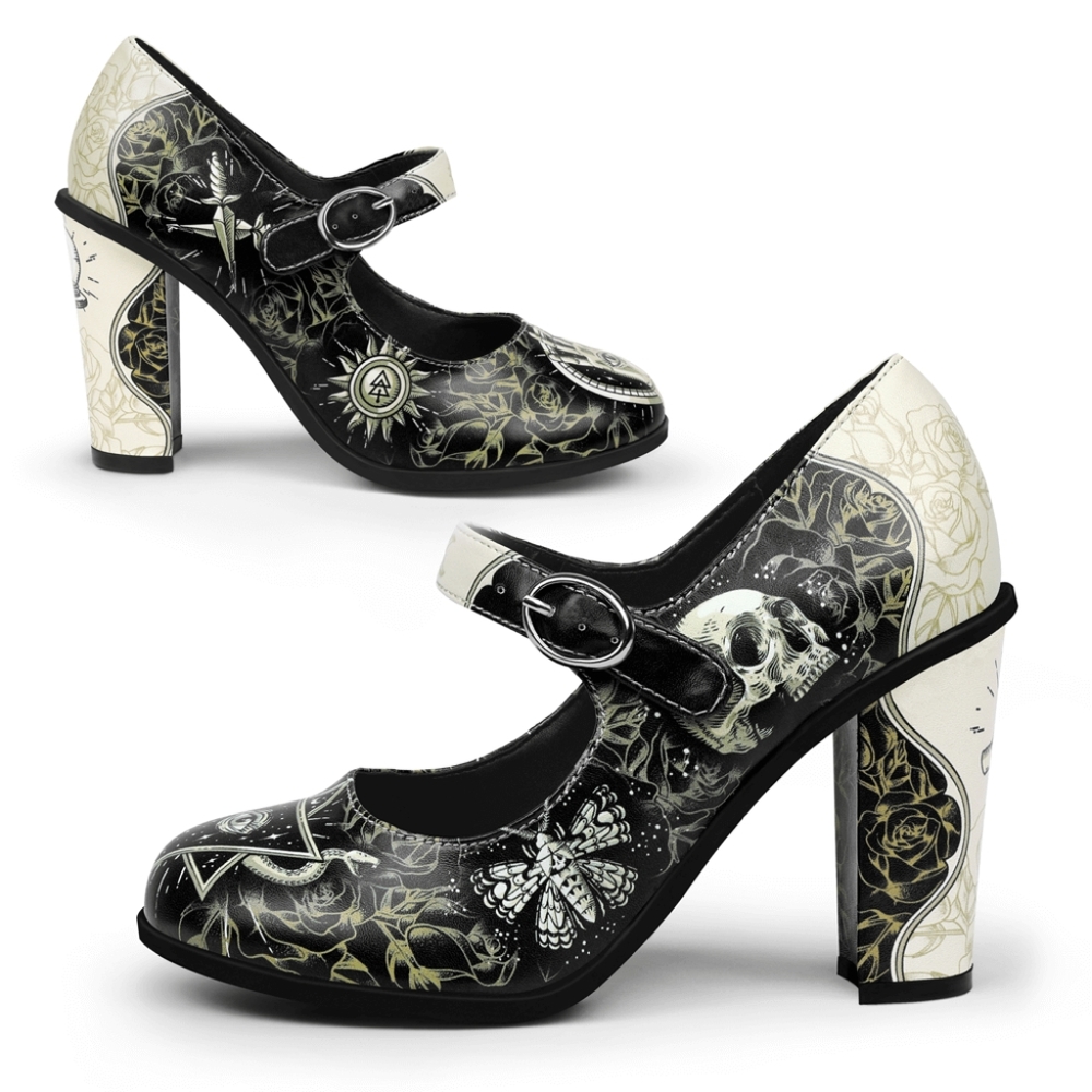 Hot Chocolate Esoterica High Heeled Mary Jane Women's Size 41/10